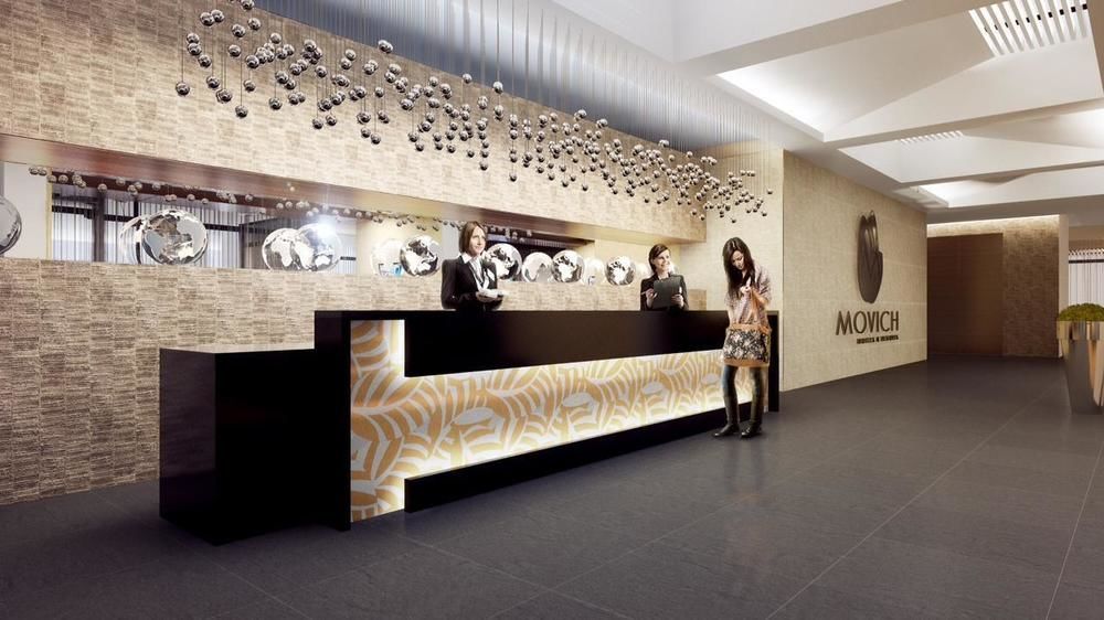 Hotel Movich Buro 26 Bogotá Exteriér fotografie The reception desk at the hotel